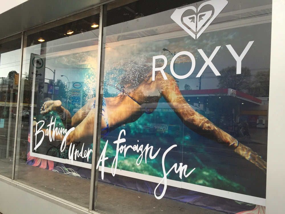 Roxy display at Pacific Boarder