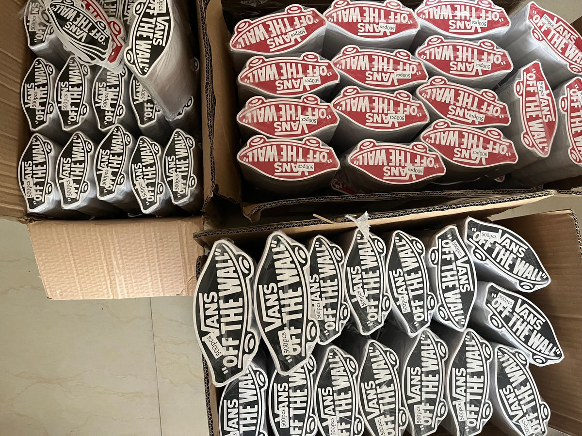 Crack and Peel Stickers