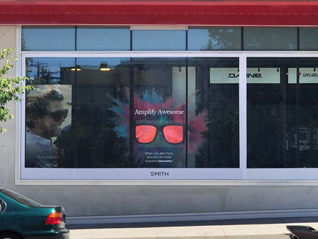 Smith Optics window at Comor