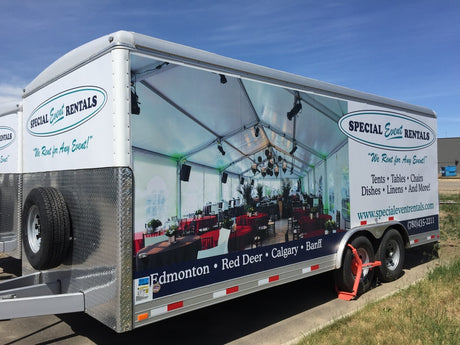 Special Event Rentals trailer wraps