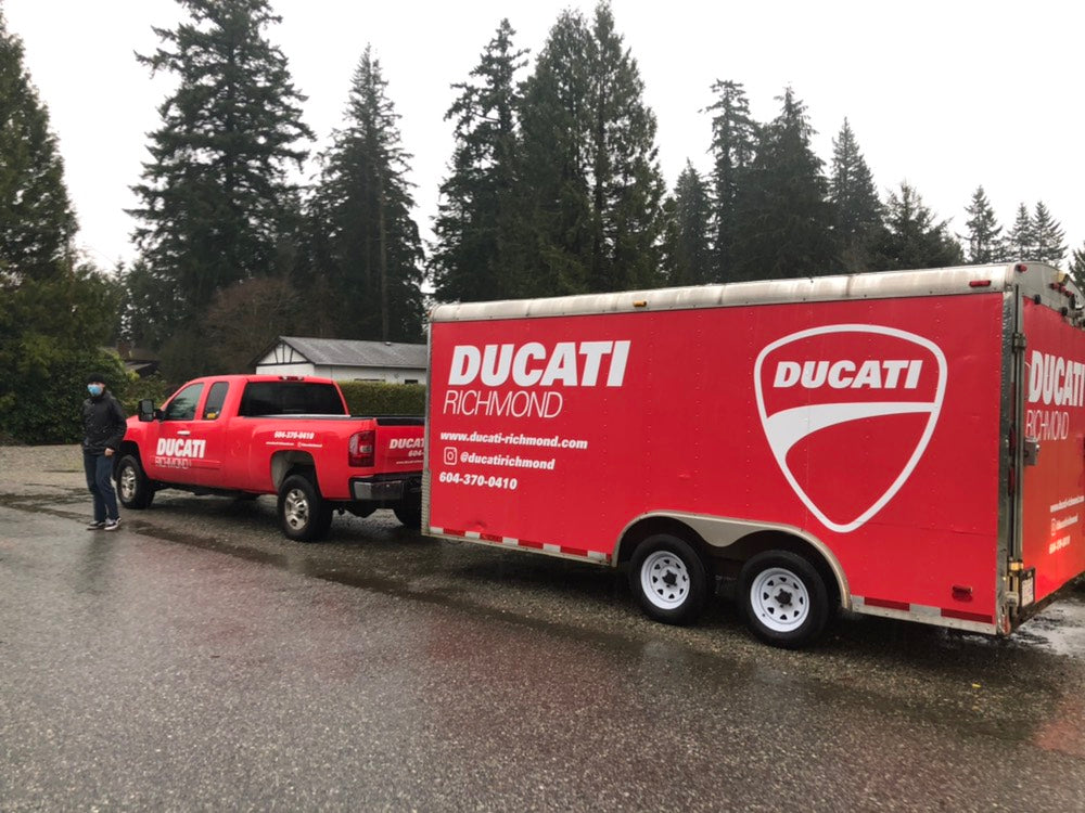 Richmond Ducati Trailer and Truck wrap