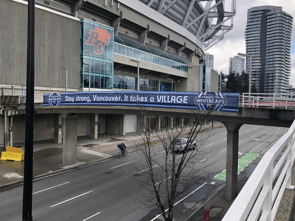 Vancouver Whitecaps Bridge Banner
