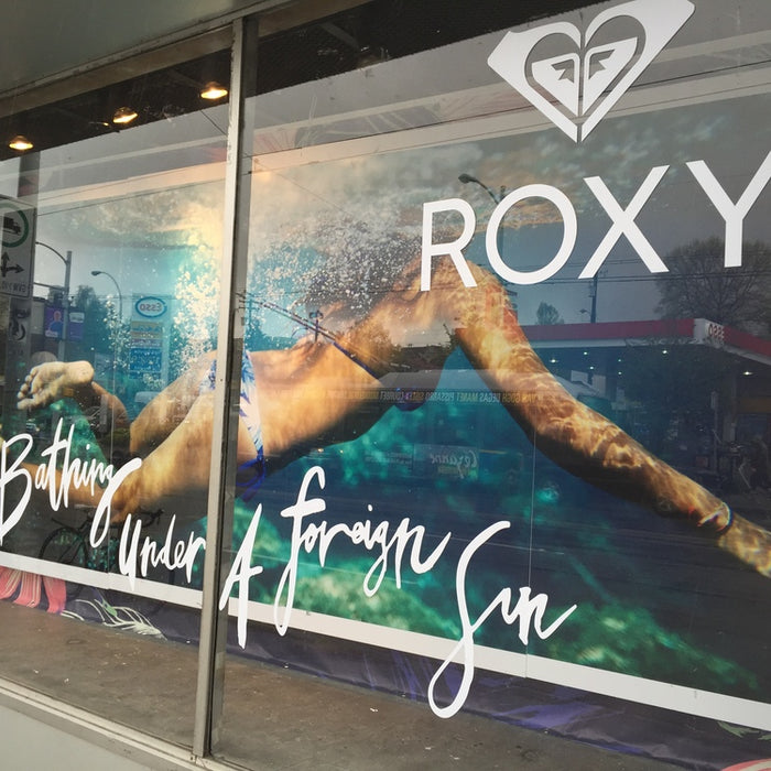 Roxy display at Pacific Boarder