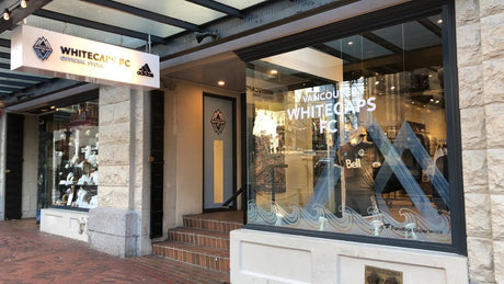 Official Whitecaps FC Store in Gastown.