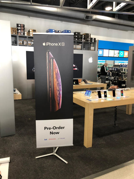 Best Buy Apple banner display