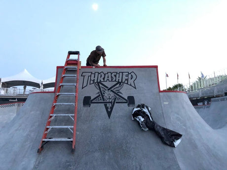 Vans Park Series stencil at Montreal event