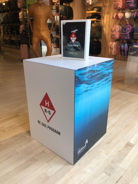 Herschel Supply - Re-Sail Program Plinth box + monolith