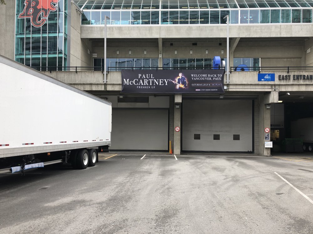 Paul McCartney in Vancouver at BC Place #freshenuptour