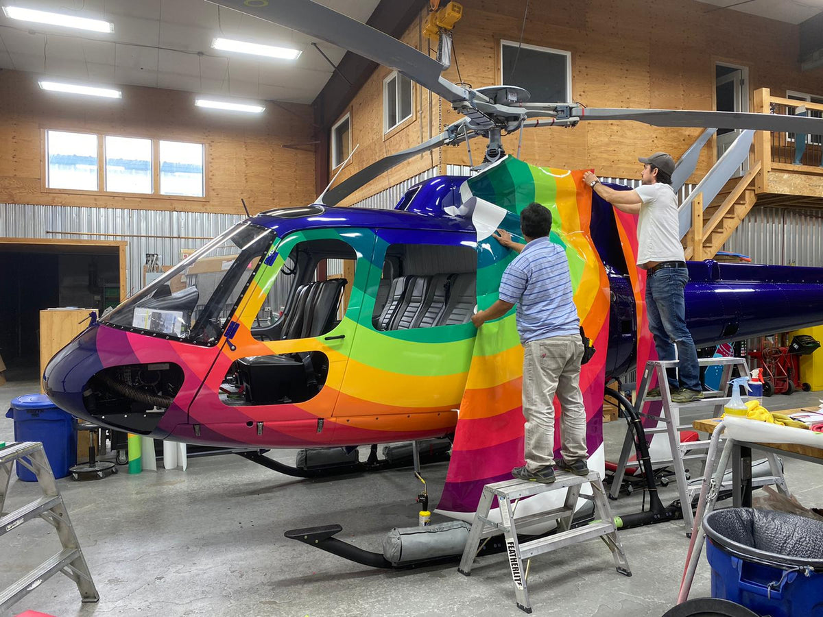 Helicopter Wrap — Blast Media Print