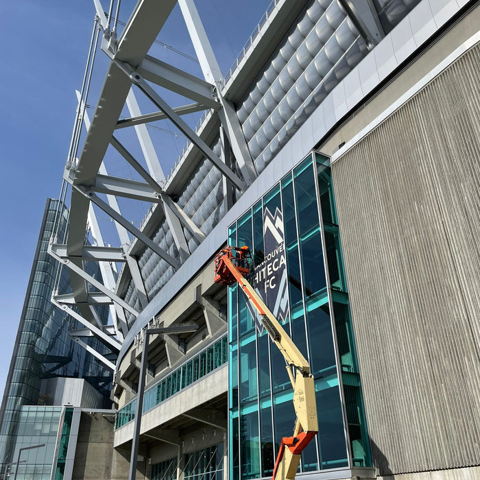 BC Place decal replacement/take down