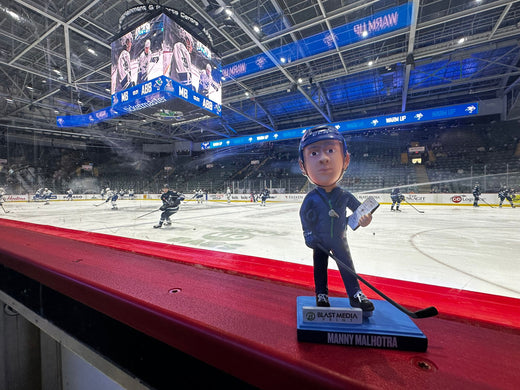 Manny Malhotra Bobbleheads for the Abbotsford Canucks