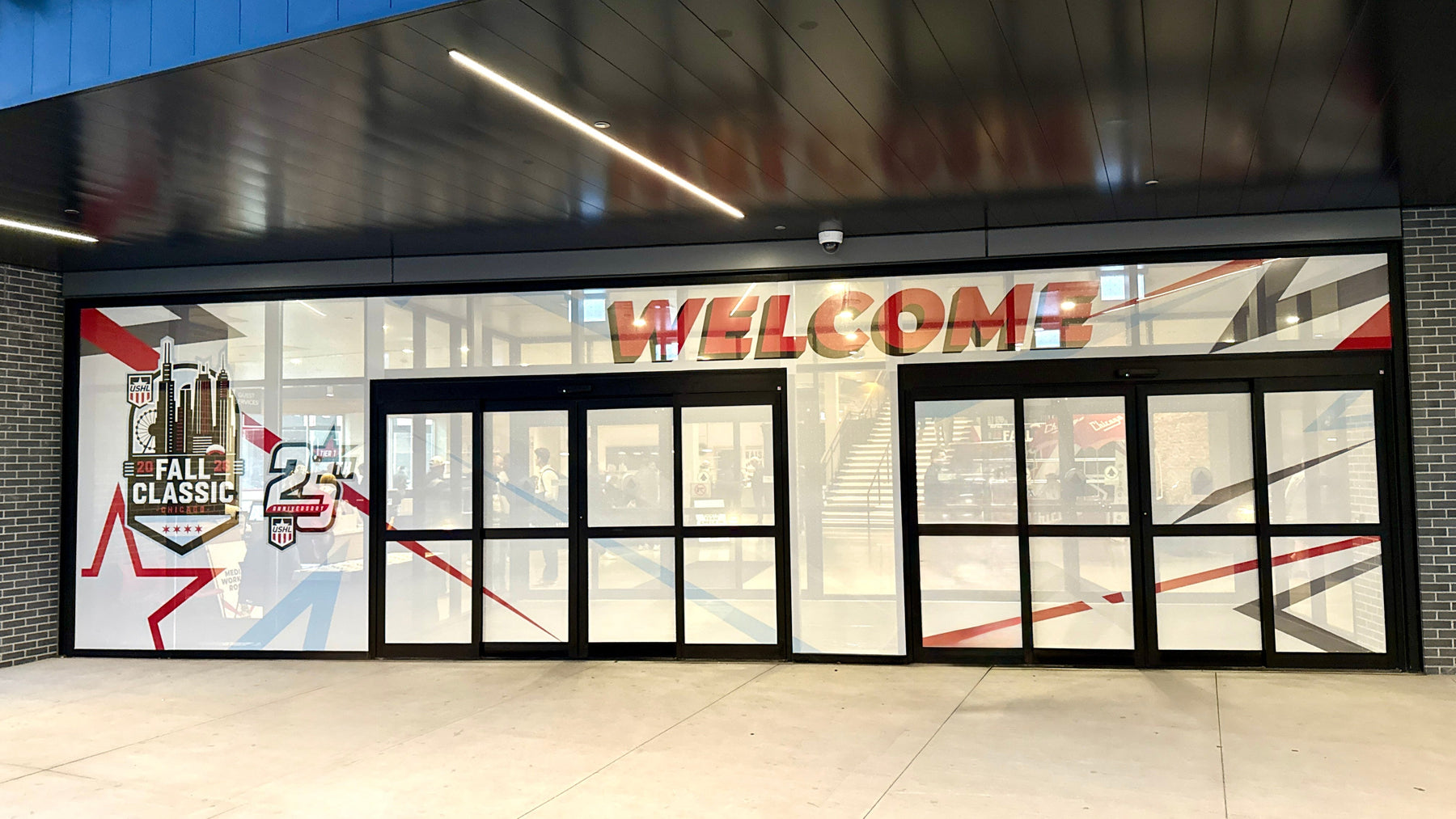Complete Venue Transformation: Blast Media Print at the 2026 USHL Fall Classic
