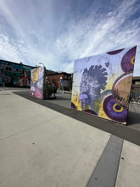 VMF Murals without walls - Fabric framing system