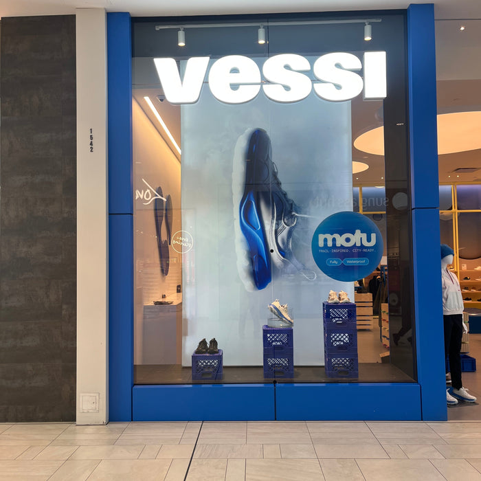 Stopping Traffic: Vessi’s New Window Display at Richmond Centre