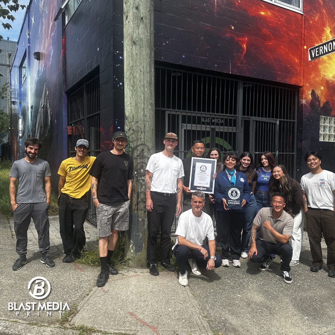 Peak Achievement: How Blast Media Print Made Guinness World Records™ History on Grouse Mountain