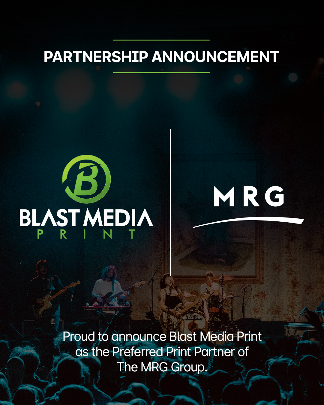 Blast Media Print is the Preferred Print Partner of The MRG Group