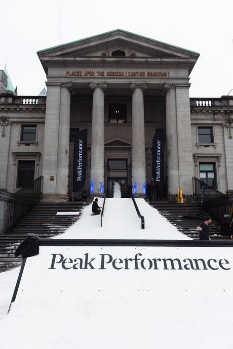 Bringing the mountain to the city: Peak Performance Transforms the Vancouver Art Gallery!