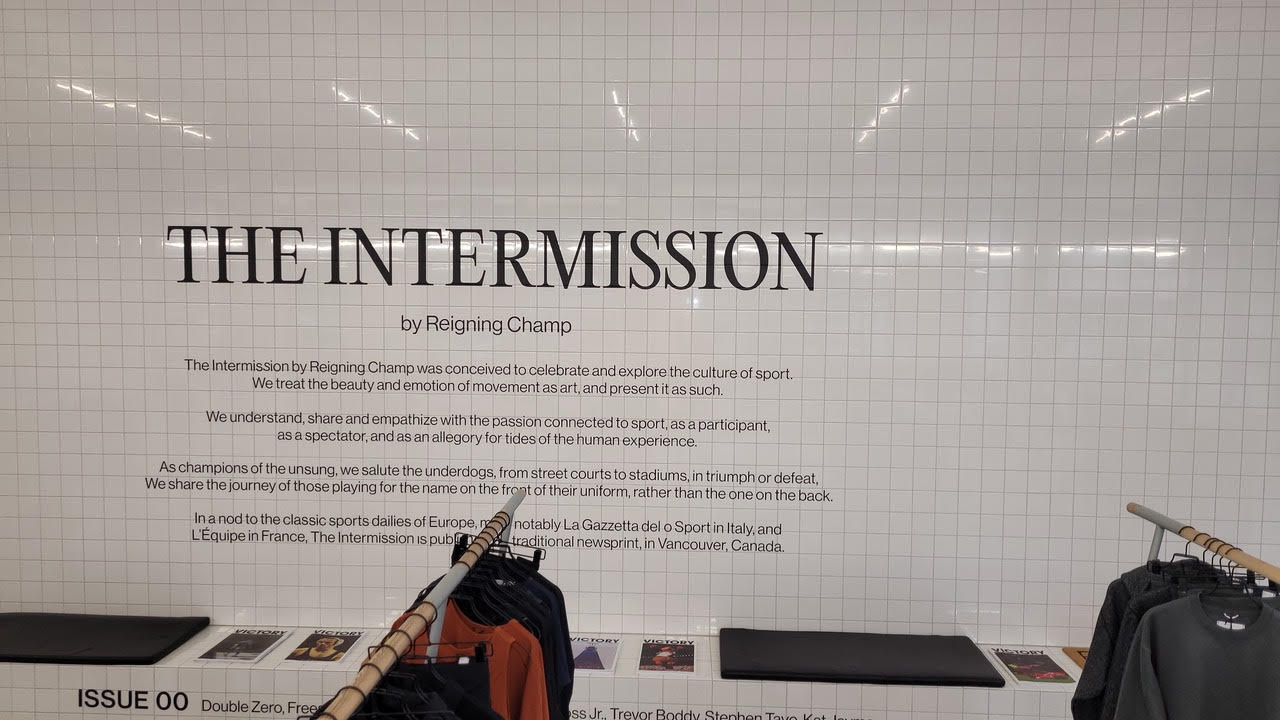 Intermission by Reigning Champ - Issue 00 Window Display