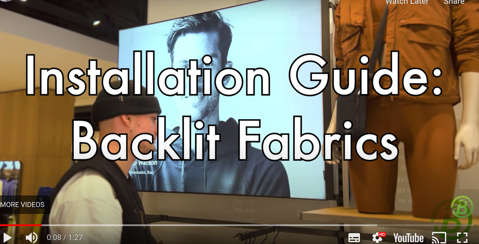 Our very own Installation Guide for Backlit Fabrics