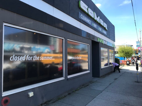 Comor clearance store on West 4th in Vancouver