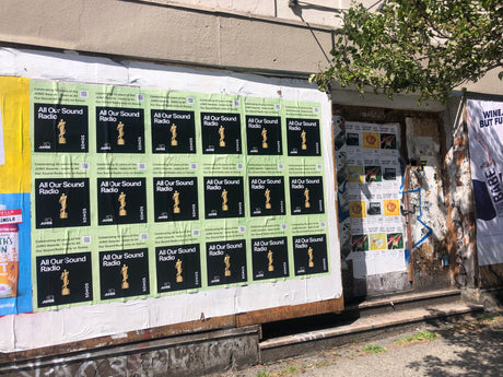 wheat paste posters