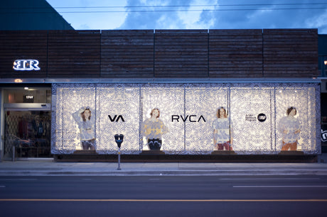 RVCA x Boardroom Window Display