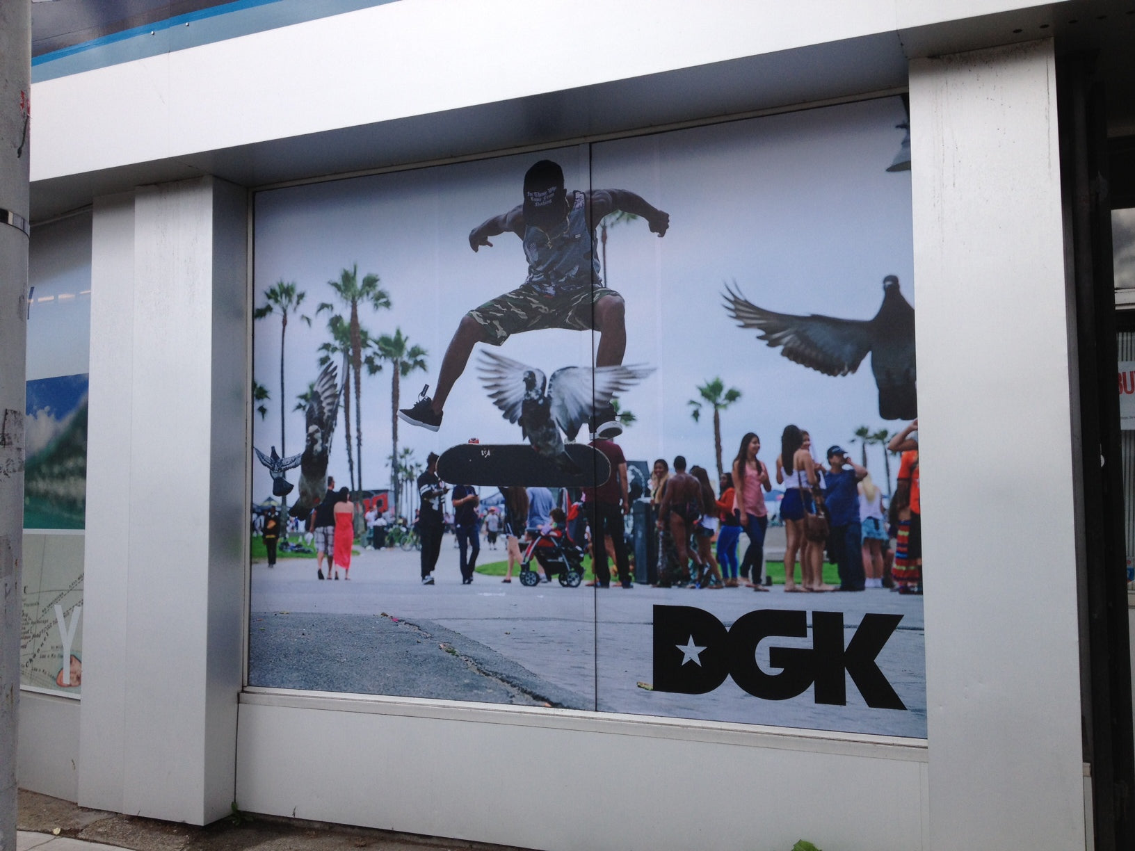 DGK mural at Pacific Boarder