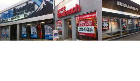 Pleased to print for West 4th's finest... Comor, Pacific Boarder & Westbeach!