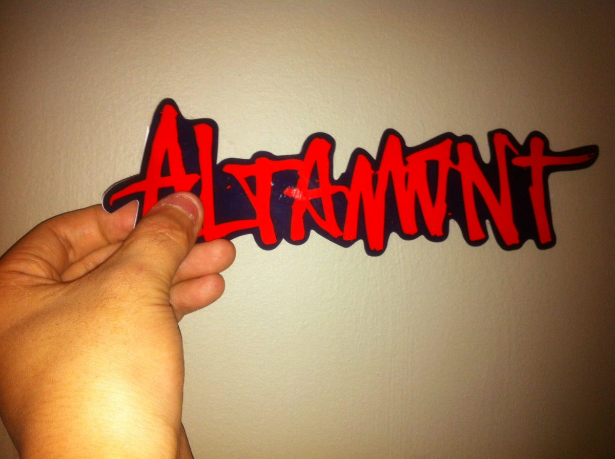 Die Cut, Vinyl Water proof stickers made for Altamont. — Blast Media Inc