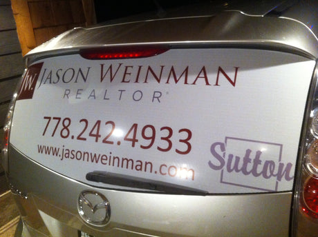 One Way Vision for Your Vehicles Rear Window