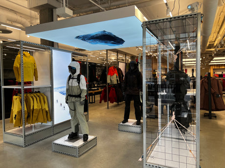Arcteryx lightbox display
