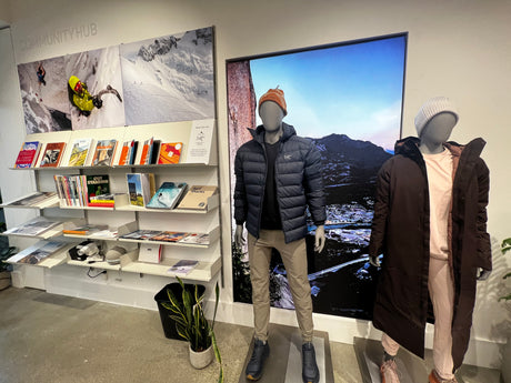 Arcteryx lightbox display