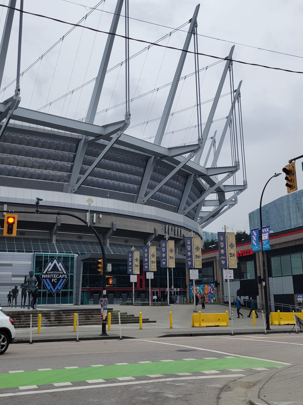 BC Place Terry Fox Plaza  - Street Pole Banners