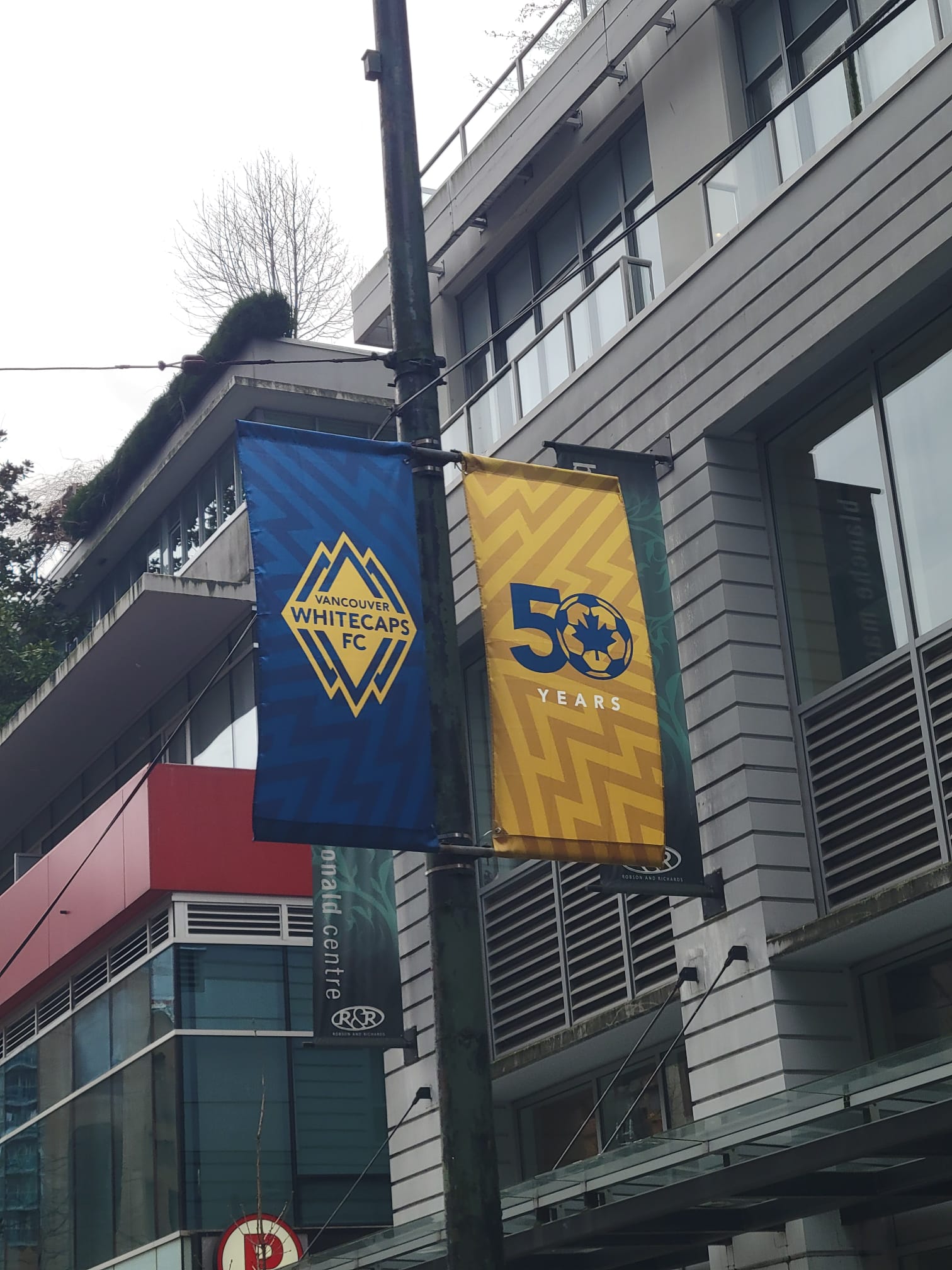 BC Place Vancouver Whitecaps Street Pole Banners 2