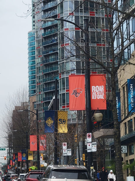 Whitecaps x BC Lions x Street Pole Banners