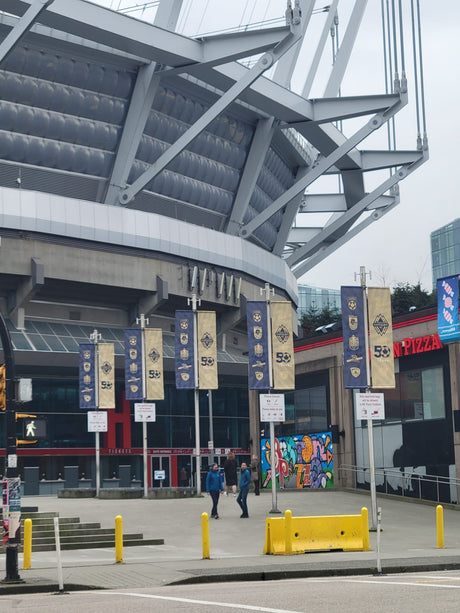 Whiteecaps Street Pole Banners x BC Place x Terry Fox Plaza